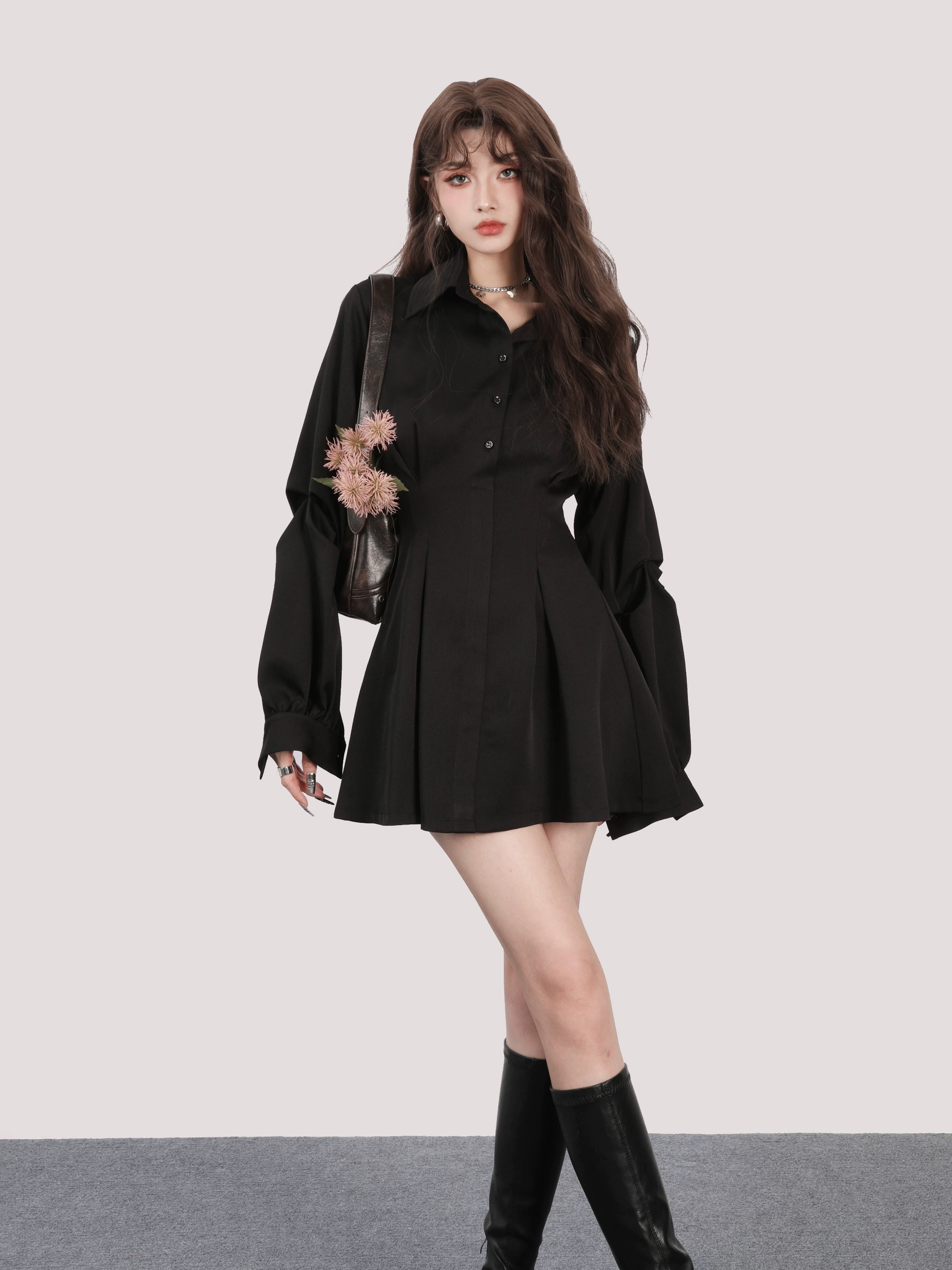 Pleated Shirt Mini（プリーテッドシャツミニ）