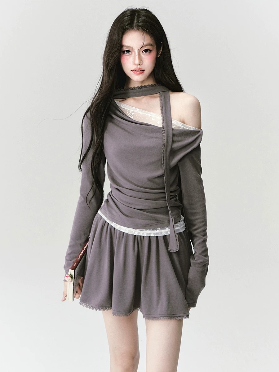 Off-Shoulder Layered Set-up(オフショルダーレイヤードセットアップ)