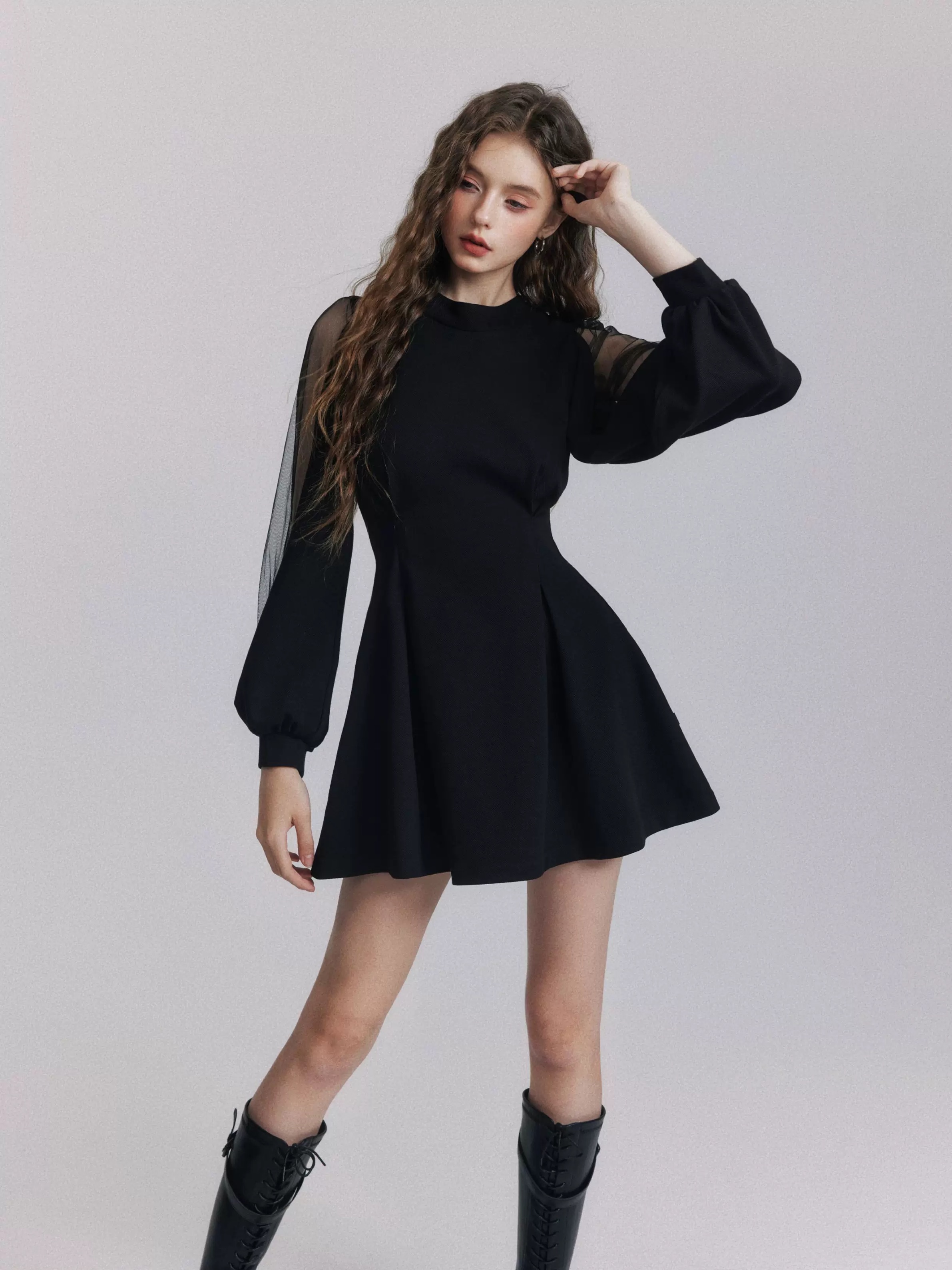 Sheer Silhouette Onepiece（シアーシルエットワンピース）