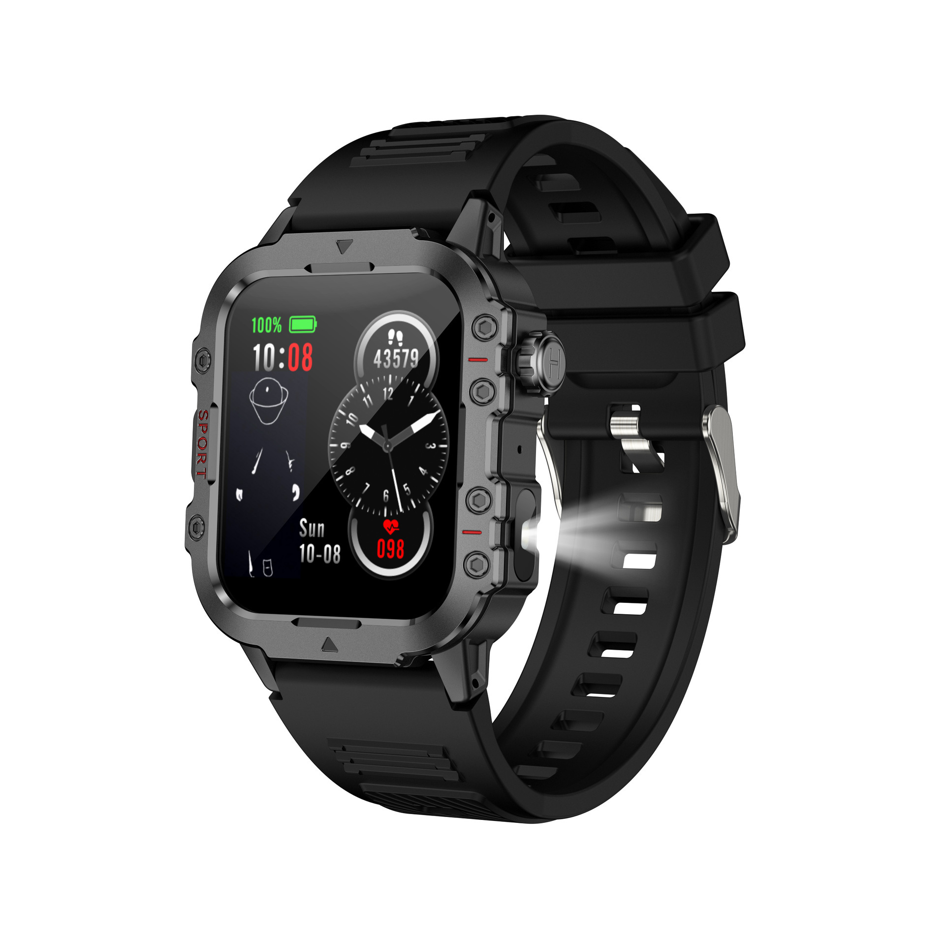 OutdoorPro X Smartwatch: Extra fényes kijelző, katonai szintű tartósság és professzionális GPS funkciók