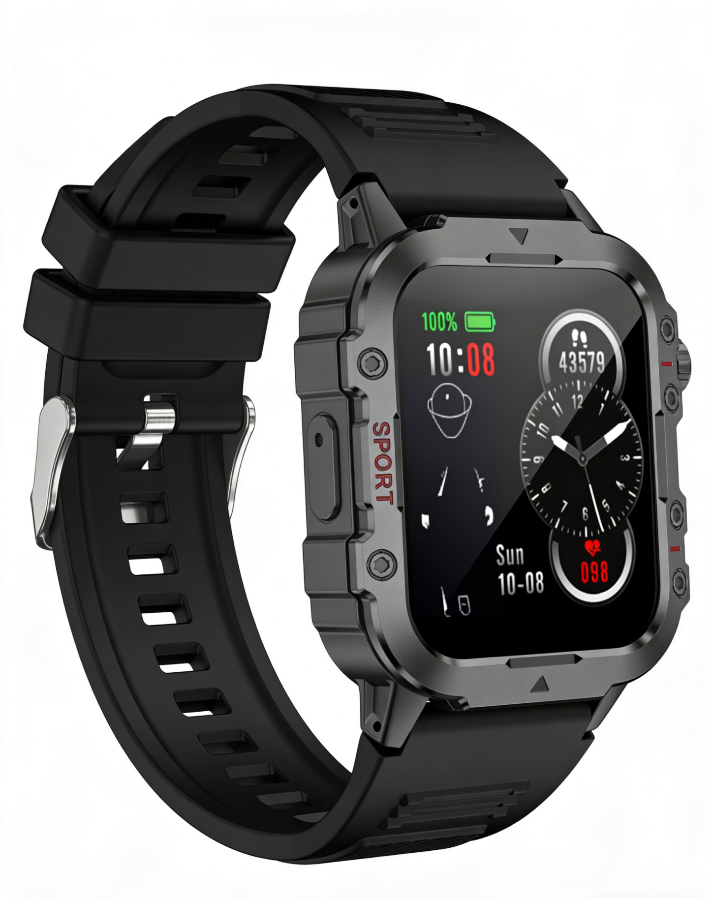 OutdoorPro X Smartwatch: Extra fényes kijelző, katonai szintű tartósság és professzionális GPS funkciók