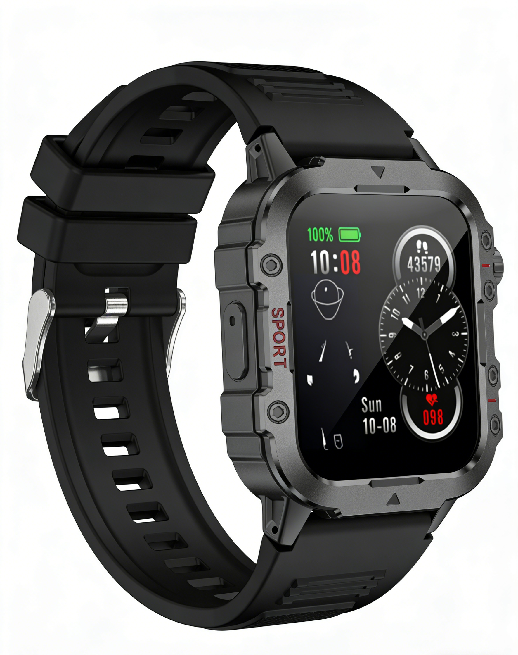 OutdoorPro X Smartwatch: Extra fényes kijelző, katonai szintű tartósság és professzionális GPS funkciók