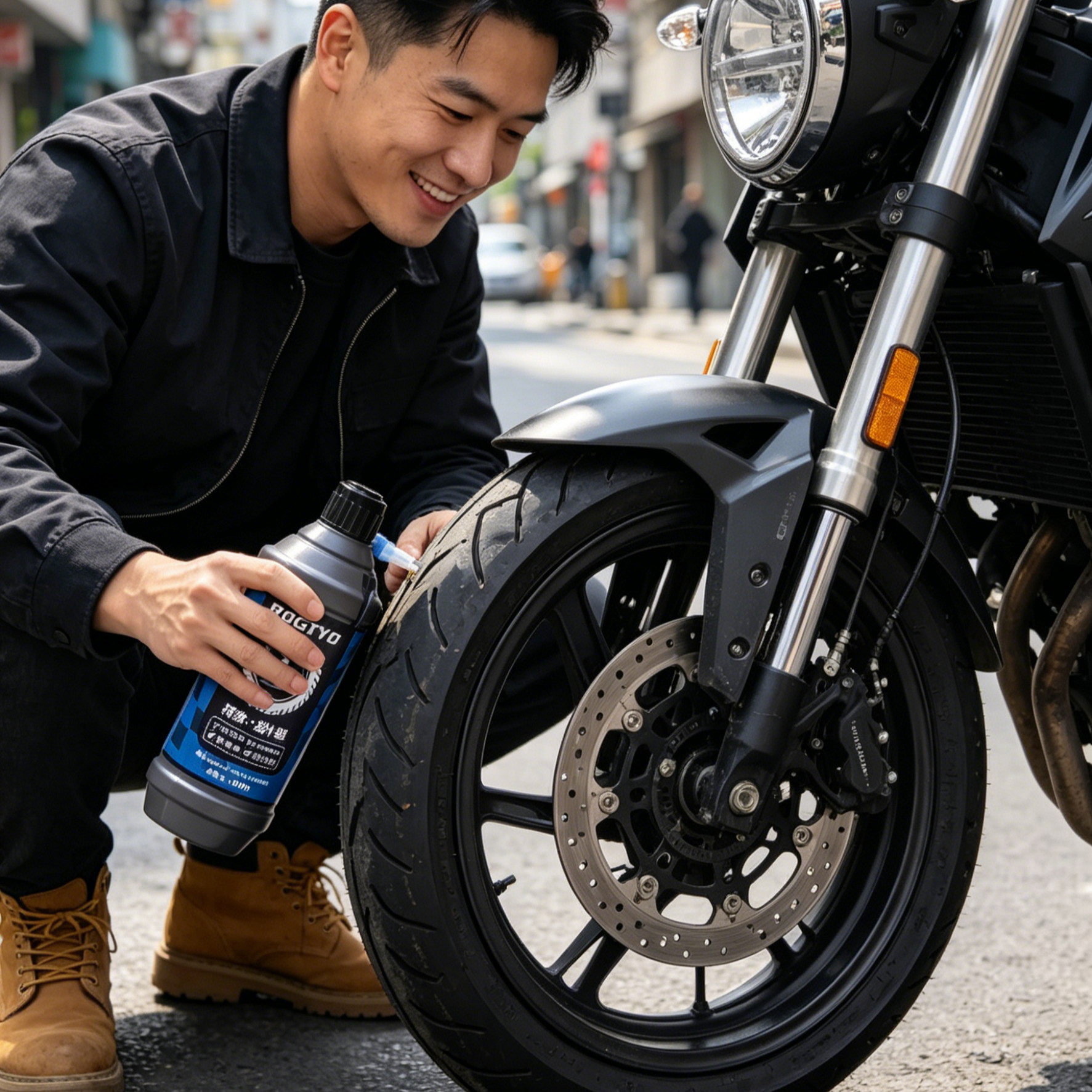 ADAC Szintű Nano Defektjavító Folyadék Kerékpárhoz és E-Rollerhez | 1 Másodperces Tömítés Tubeless és Belsős Gumikhoz