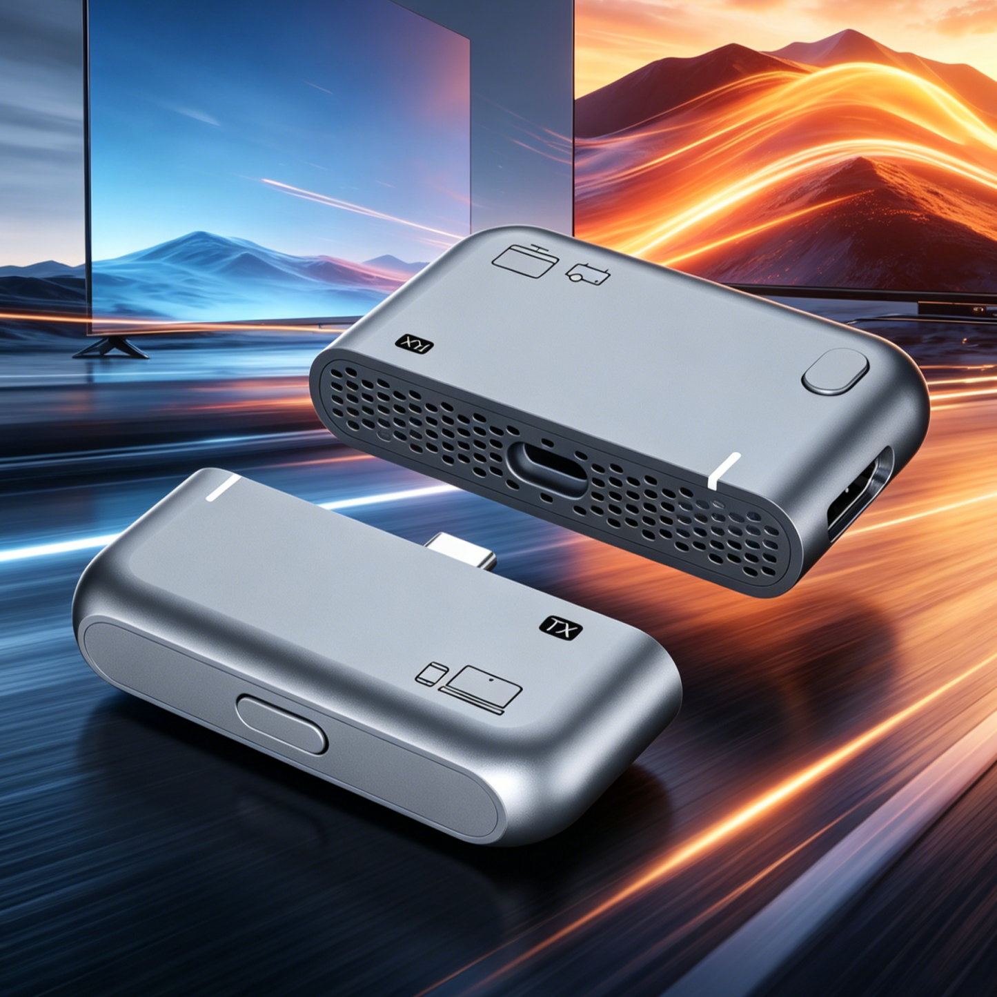 Vezeték Nélküli Képernyőtükröző Adapter | Ultra HD 4K, Akadozásmentes Plug & Play TV Okosító