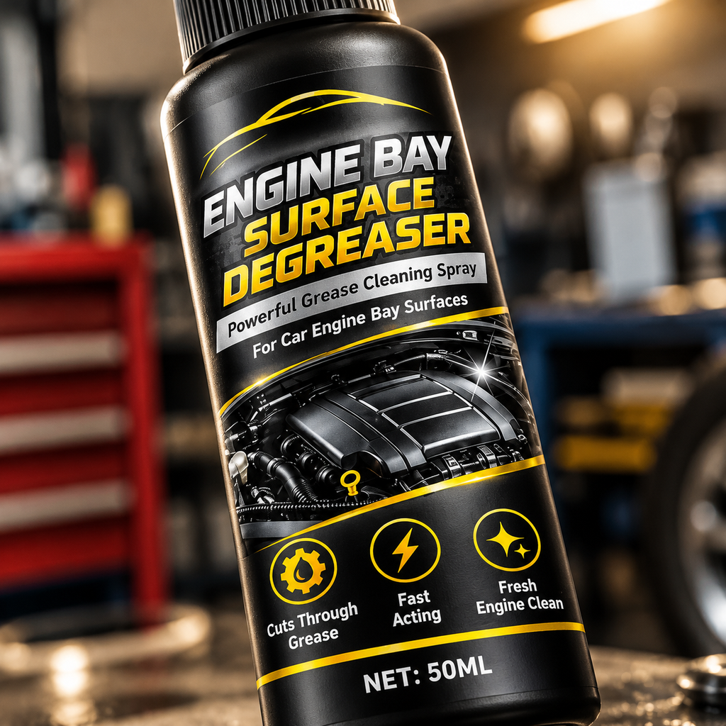 🚗⚡ Nagynyomású Motortér Zsírtalanító Spray - Gyors Olajoldás Elektronika Károsítása Nélkül 🛡️