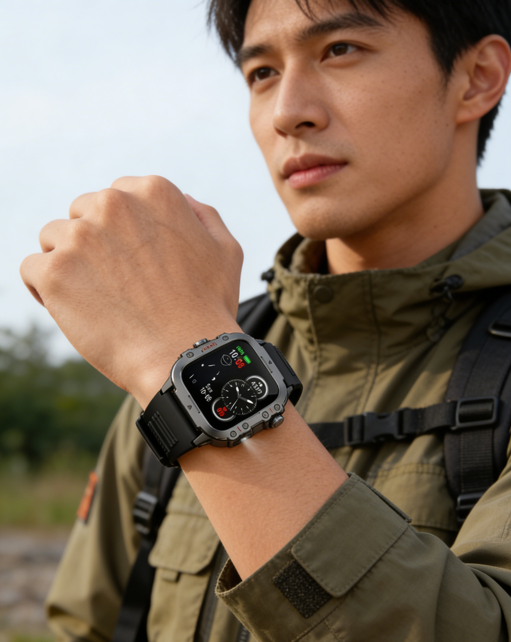OutdoorPro X Smartwatch: Extra fényes kijelző, katonai szintű tartósság és professzionális GPS funkciók