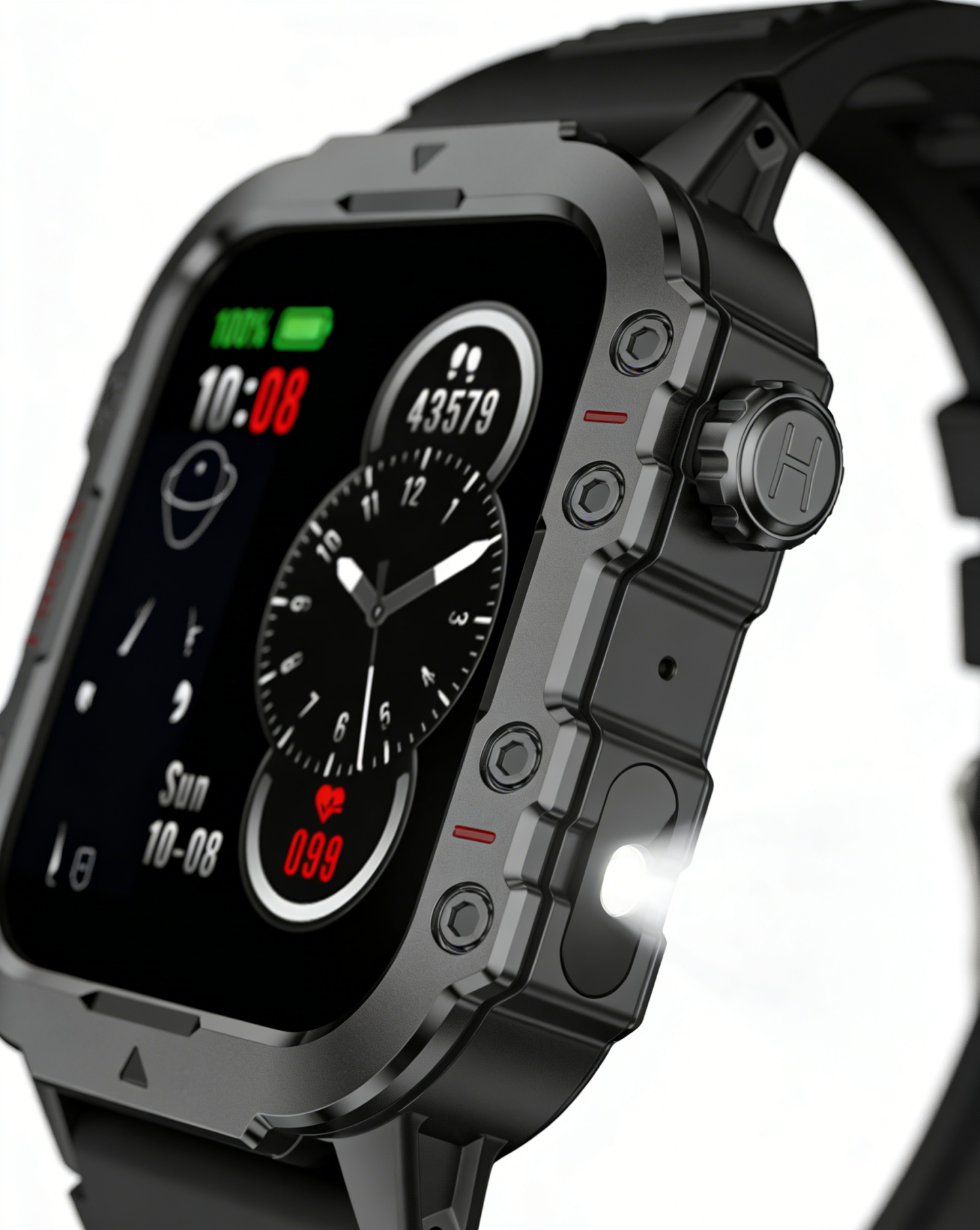 OutdoorPro X Smartwatch: Extra fényes kijelző, katonai szintű tartósság és professzionális GPS funkciók