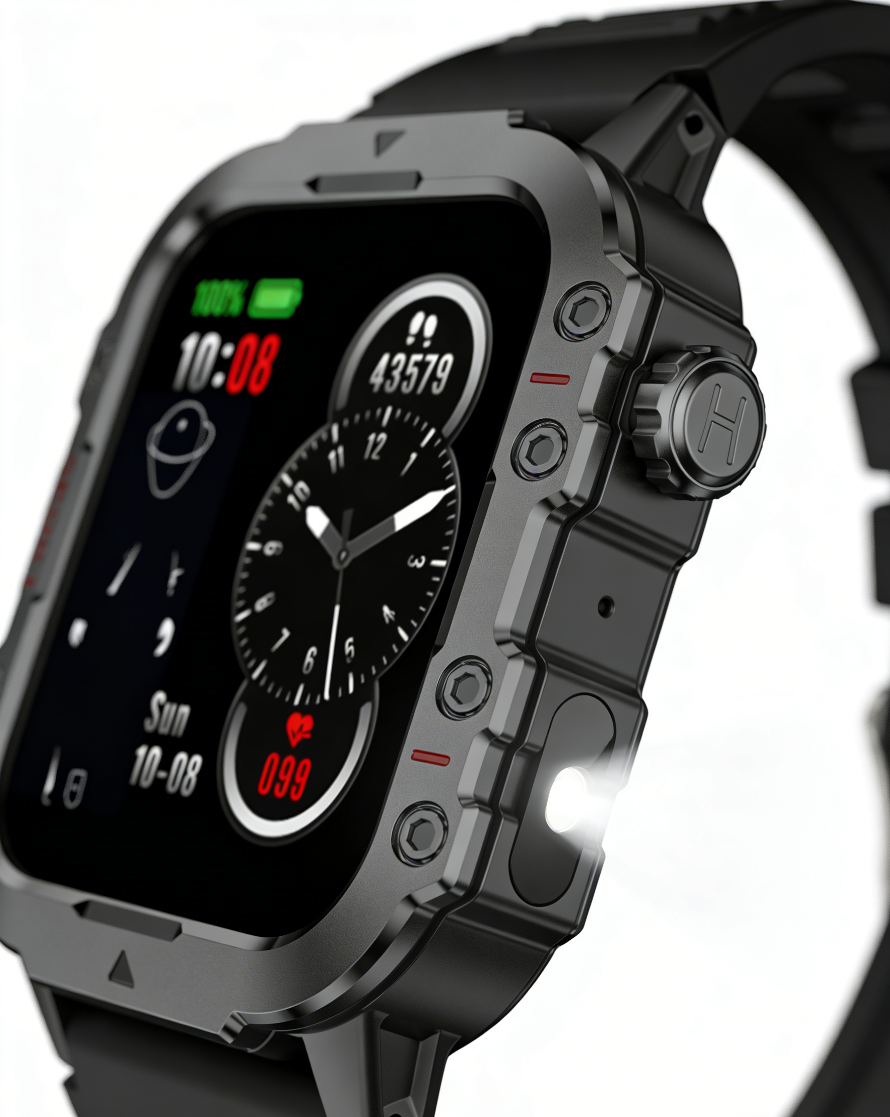 OutdoorPro X Smartwatch: Extra fényes kijelző, katonai szintű tartósság és professzionális GPS funkciók