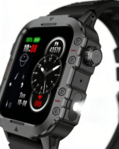 OutdoorPro X Smartwatch: Extra fényes kijelző, katonai szintű tartósság és professzionális GPS funkciók