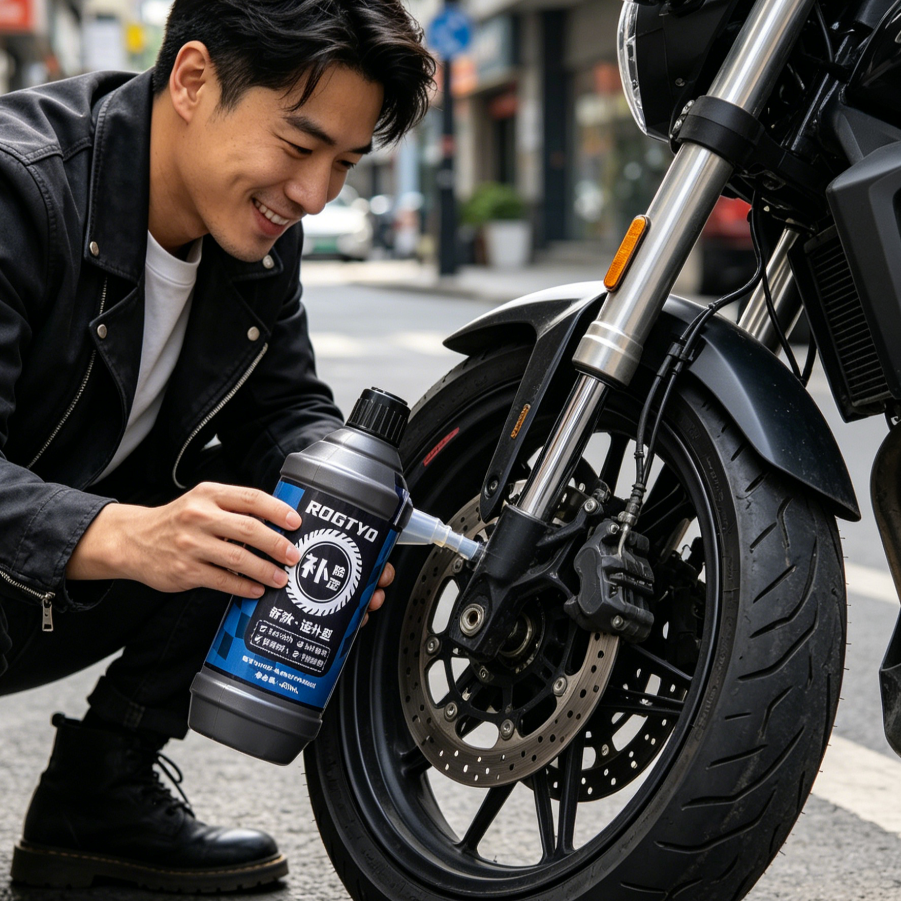 ADAC Szintű Nano Defektjavító Folyadék Kerékpárhoz és E-Rollerhez | 1 Másodperces Tömítés Tubeless és Belsős Gumikhoz