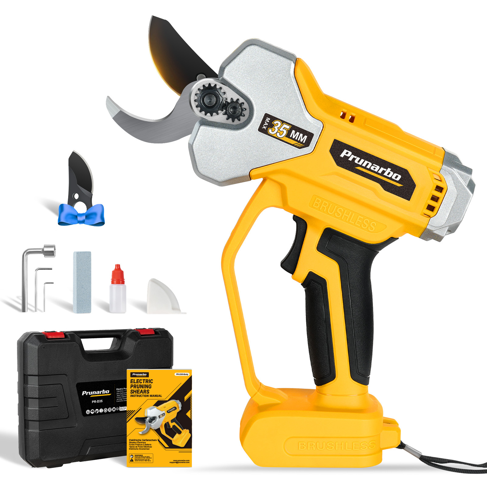 35MM 21V Electric Pruning Shears Only Pruner Body Machine -- Prunarbo PR-D35-body