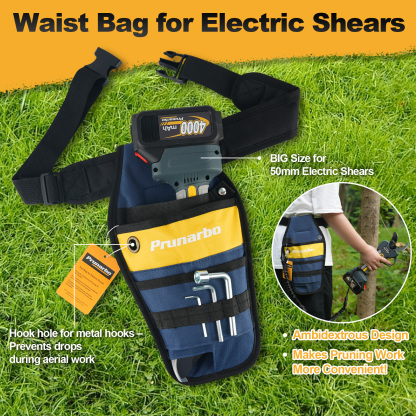 Prunarbo Pruner Holster with Belt Adjustable Durable Tool Pouch for Gardening Pruning Shears