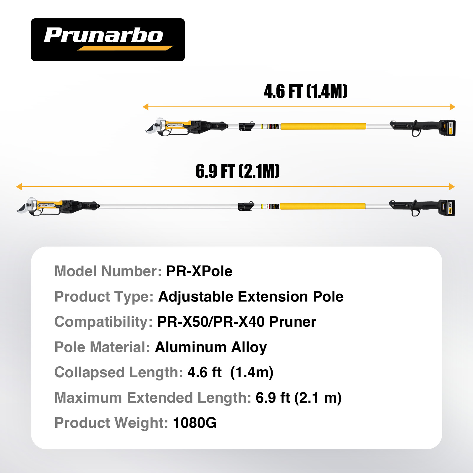 Prunarbo PR-XPole Extendable Pole for PR-X50