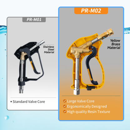 Snow Foam Cannon for Pressure Washer with 1/4” Quick Connector 5PCS Nozzle Tips -- Prunarbo PR-M02