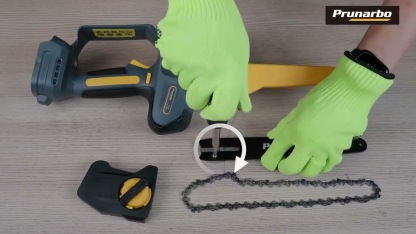 8 Inch Chainsaw Chain Replacement, 45 Drive Links .043" Gauge 1/4" LP Pitch Low-Kickback Fits Prunarbo PR-E8 8Inch Mini Electric Hand Saw Cordless for Wood Cutting Trimming Gardening Tool