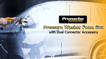 Pressure Washer Foam Cannon Gun Kit with Dual Connector Accessory Dual-Purpose Switch Spray Gun 1/4" Quick Connect 5650PSI 5 Nozzles M22-14mm M22-15mm Fitting Additional 1.1mm Orifice
