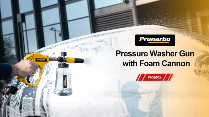 Snow Foam Cannon for Pressure Washer with 1/4” Quick Connector 5PCS Nozzle Tips -- Prunarbo PR-M02