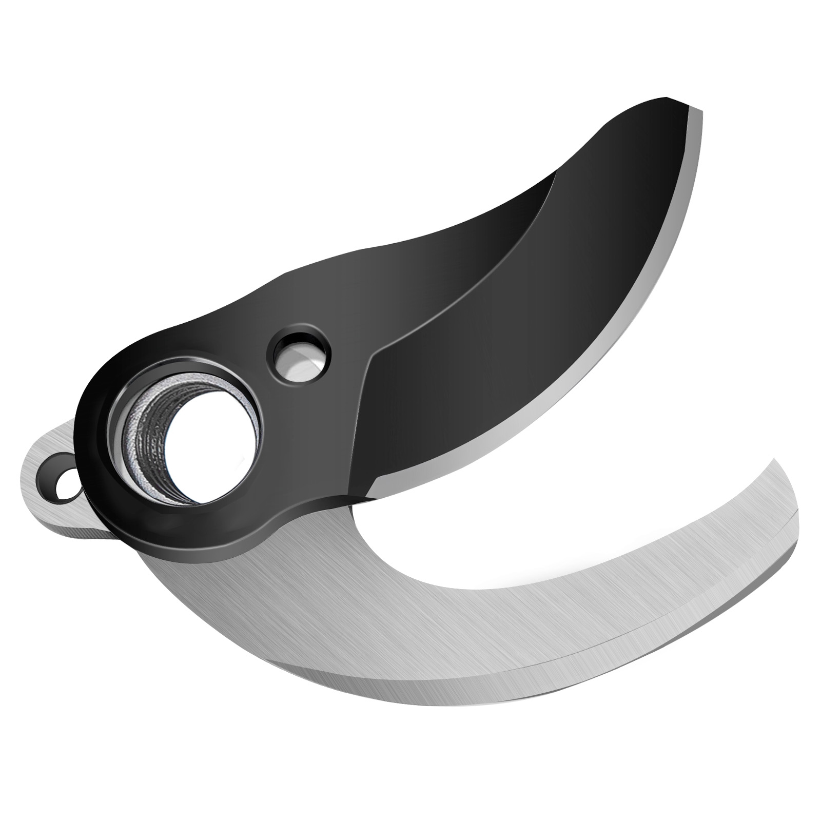 A pair of SK5 High Carbon Steel Replacement Blade for Electric Pruning Shears Cordless, Applicable Electric Tree Pruner Model PR-E50, Sharp and Strong Professional Heavy Duty Gardening Tool (Upper Blade+Lower Blade)