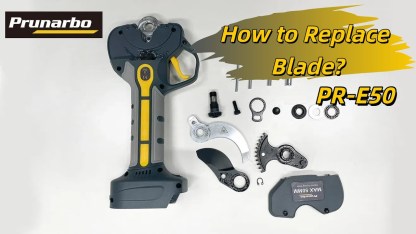 A pair of SK5 High Carbon Steel Replacement Blade for Electric Pruning Shears Cordless, Applicable Electric Tree Pruner Model PR-E50, Sharp and Strong Professional Heavy Duty Gardening Tool (Upper Blade+Lower Blade)