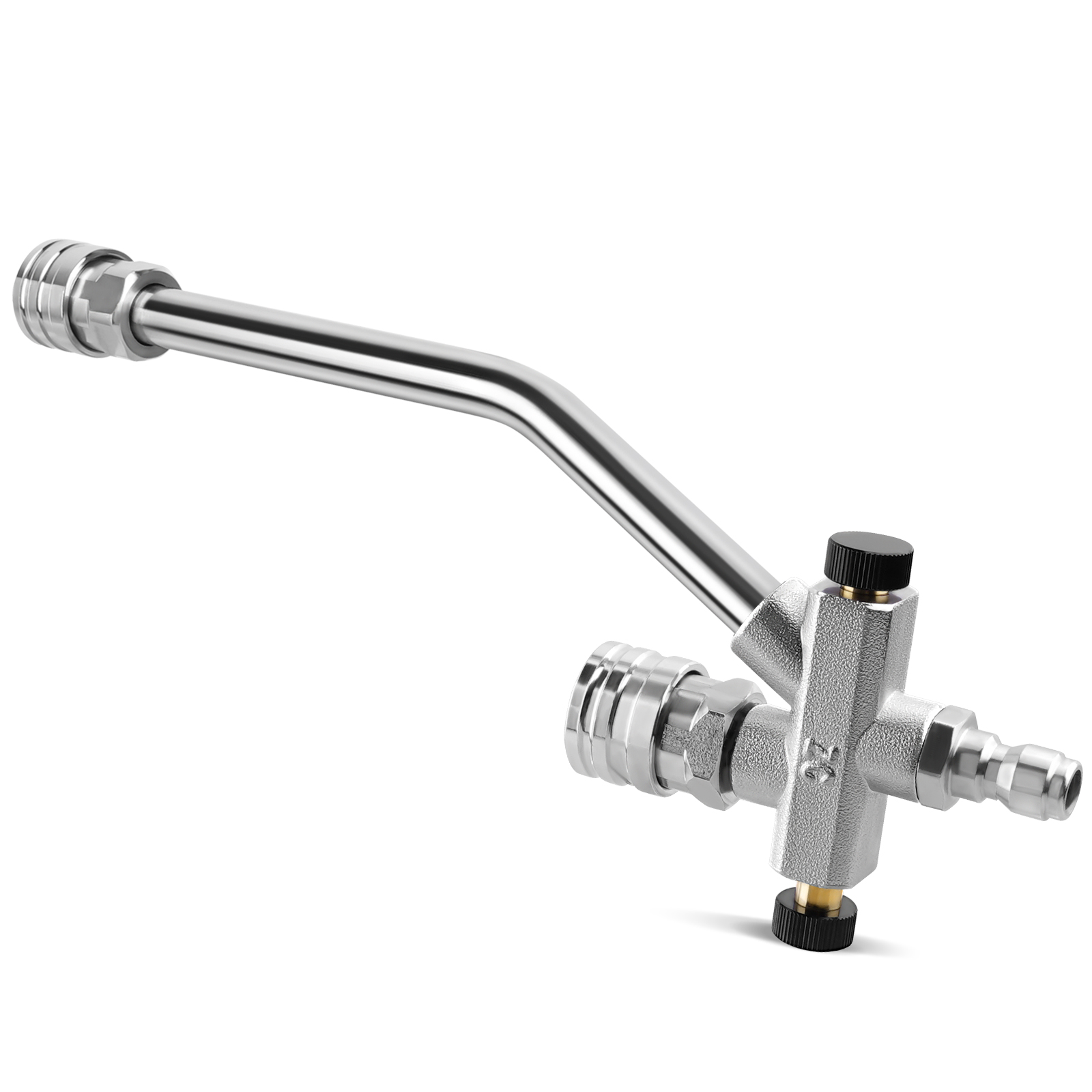 Prunarbo Foam Cannon Dual Connector Accessory, 1/4" Quick Connect Dual-Purpose Switch Spray Gun for Commercial Home Pressure Washer Boat Car Washing and Cleaning
