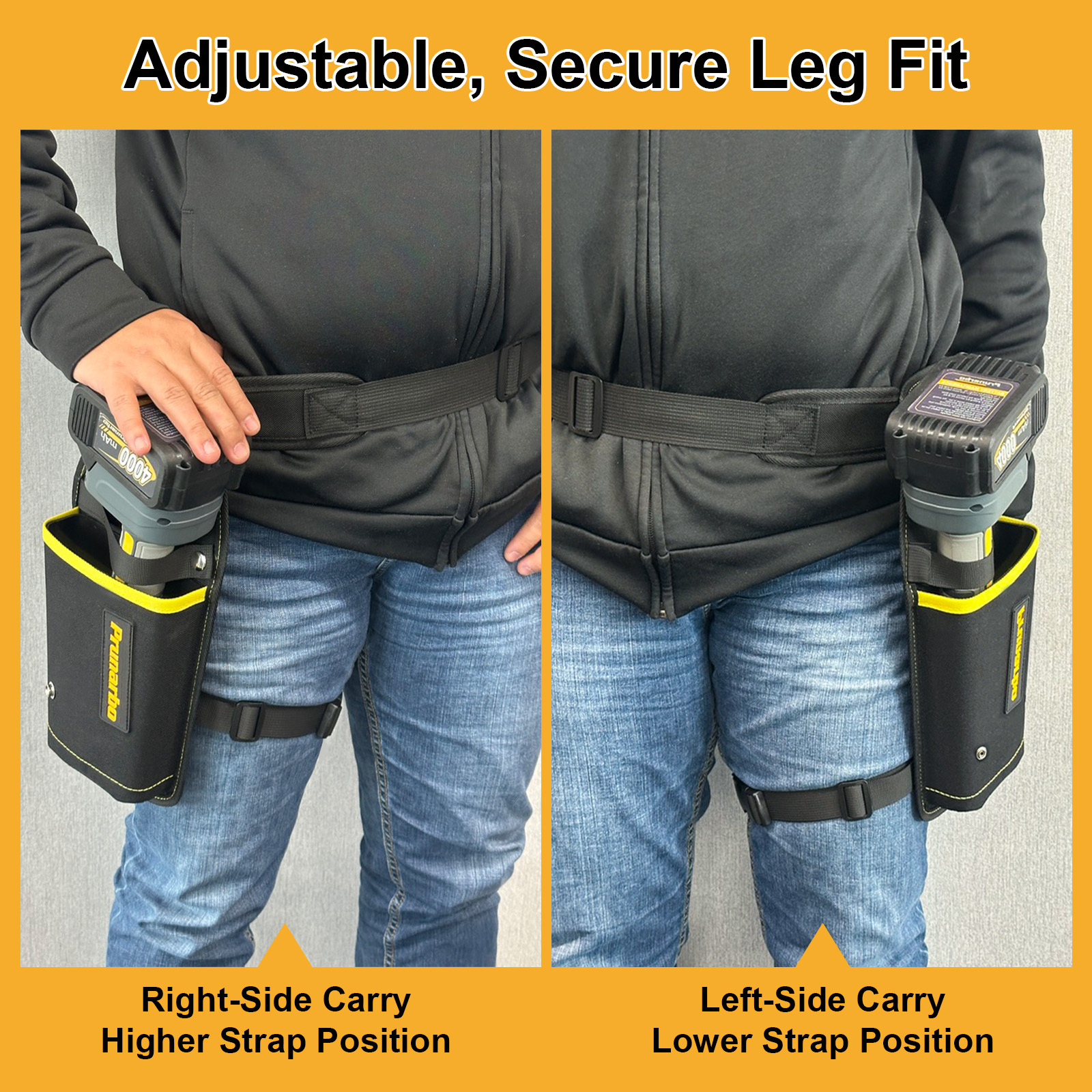 Prunarbo NEW Pruner Holster with Belt Thicker Version Plastic Liner Added