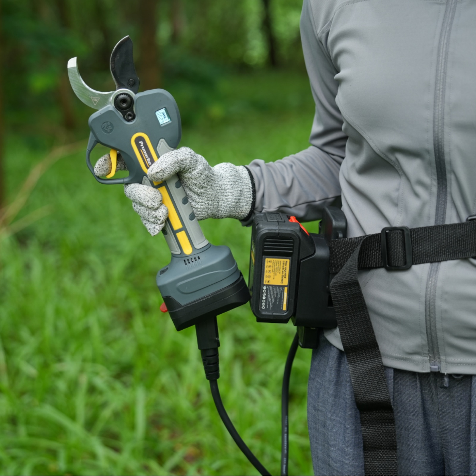 Prunarbo PR-E50 Battery Belt Adapter, Wear Your Battery on Your Waist for a Lighter PR-E50 Pruning Experience