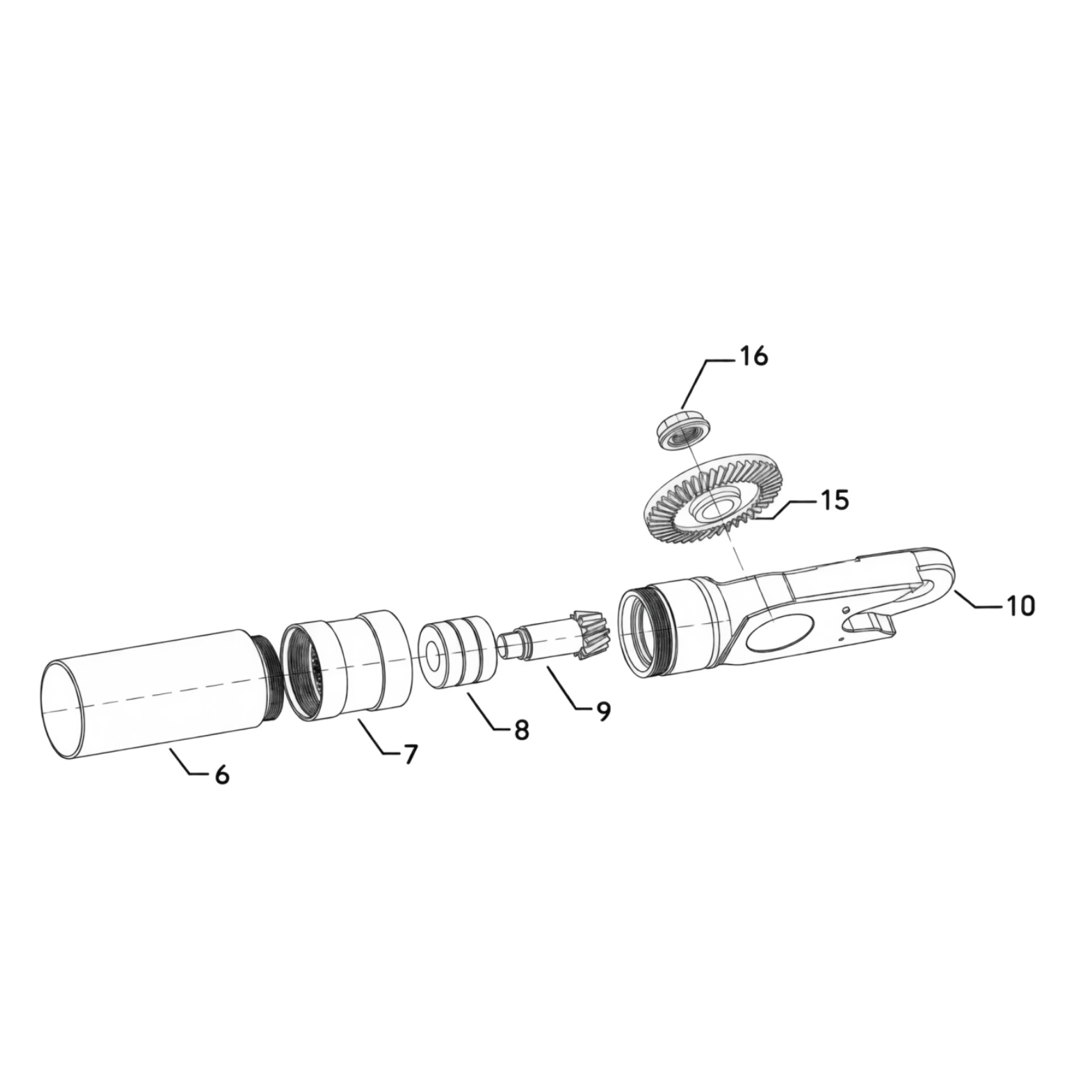 Replacement Parts for Prunarbo PR-E50 Electric Pruning Shear  (Motor)