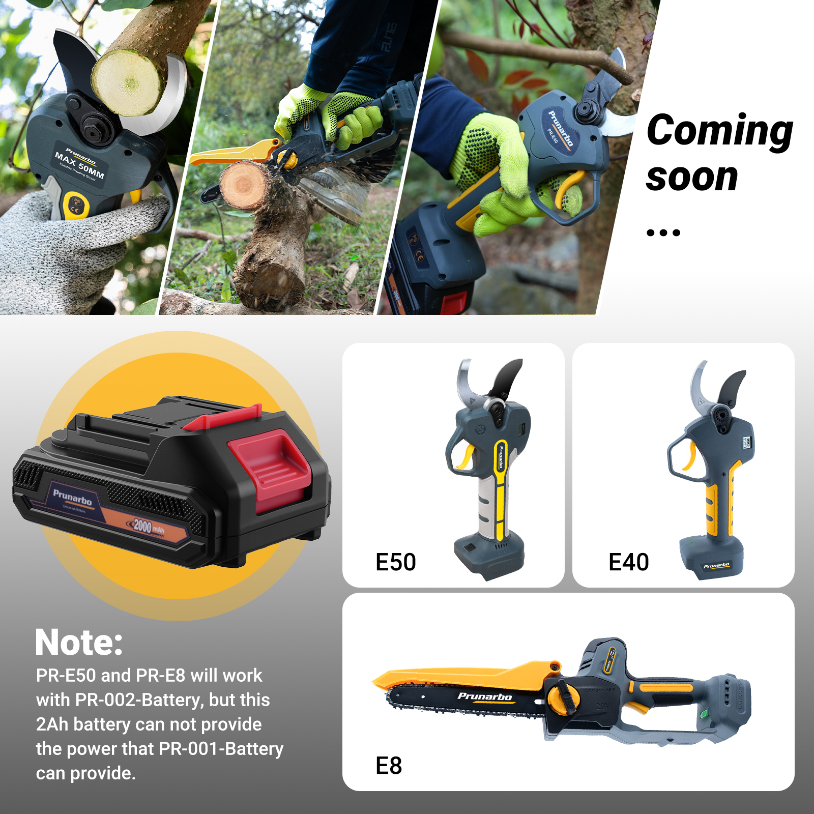 2000mAh 21V MAX 5C Lithium-ion Battery -- Prunarbo PR-002-Battery