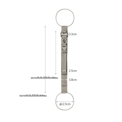 ✈️เสื้อคลุม/กระเป๋าเป้/ของฝากใส่ไม่พอ? เพียงล็อกสายรัดก็กลายเป็นระบบขยายได้ในพริบตา! ปลดปล่อยมือของคุณได้อย่างง่ายดาย!