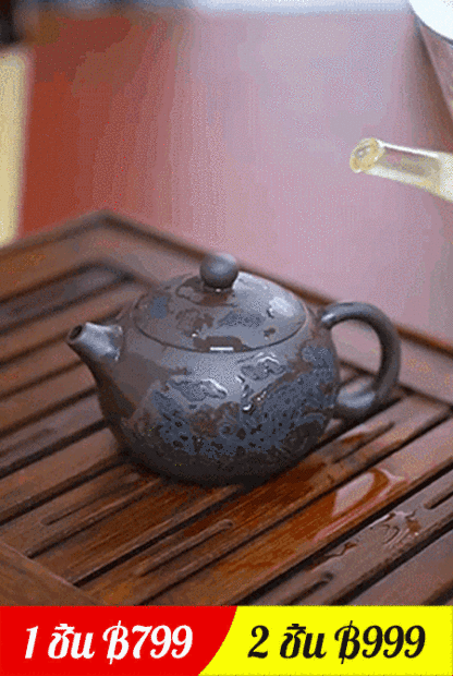 🎨กาน้ำชามังกรและนกฟีนิกซ์เปลี่ยนสีทรายสีม่วง 🥰เทน้ำเดือดลงไป ตัวหม้อจะรู้สึกถึงอุณหภูมิและสีที่เปลี่ยนไป