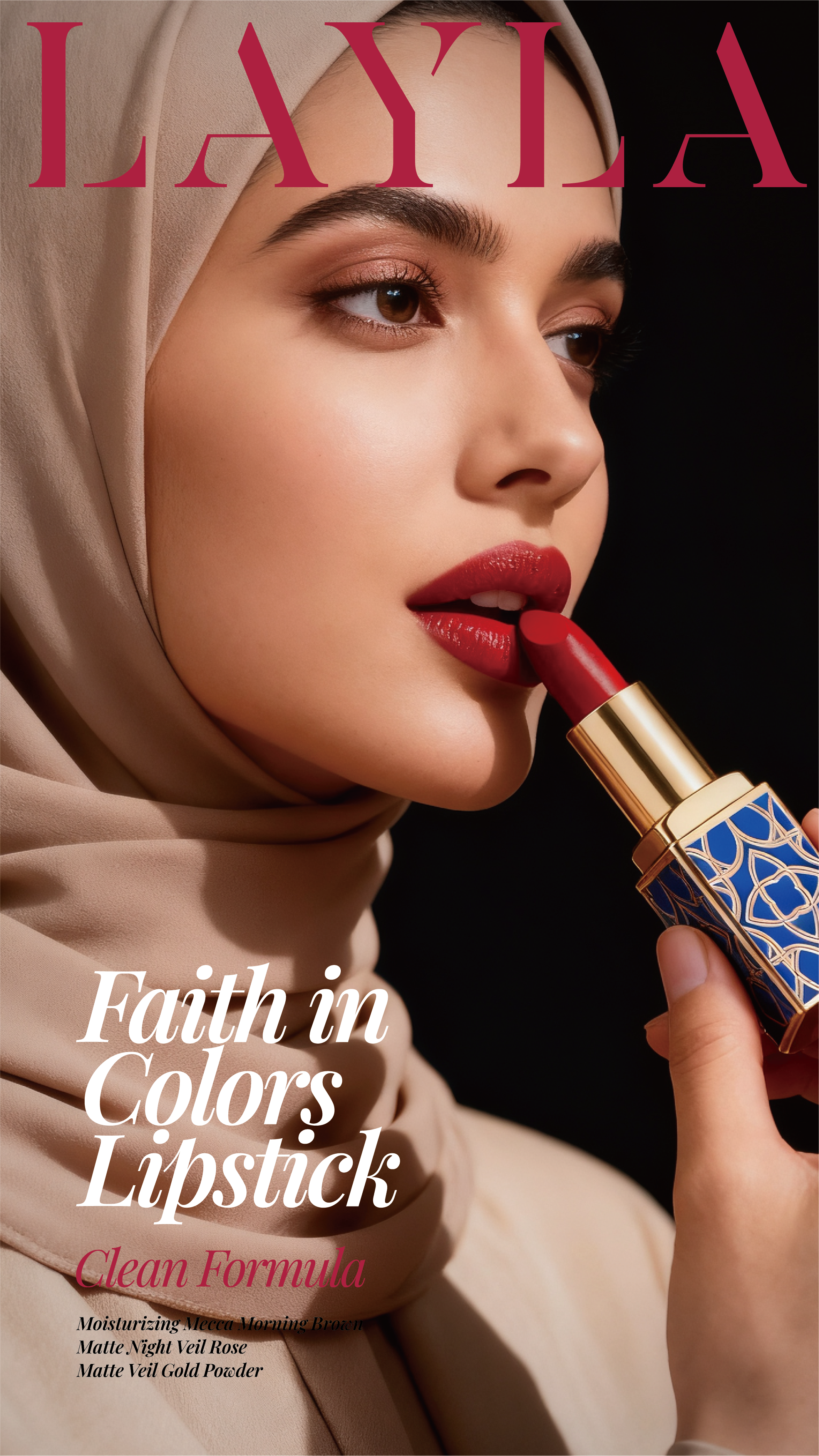 NARA&MZH Collaboration Muslim Lipstick Long Lasting Moisturizing Lip Tint Matte Lip Balm Color Lip Makeup