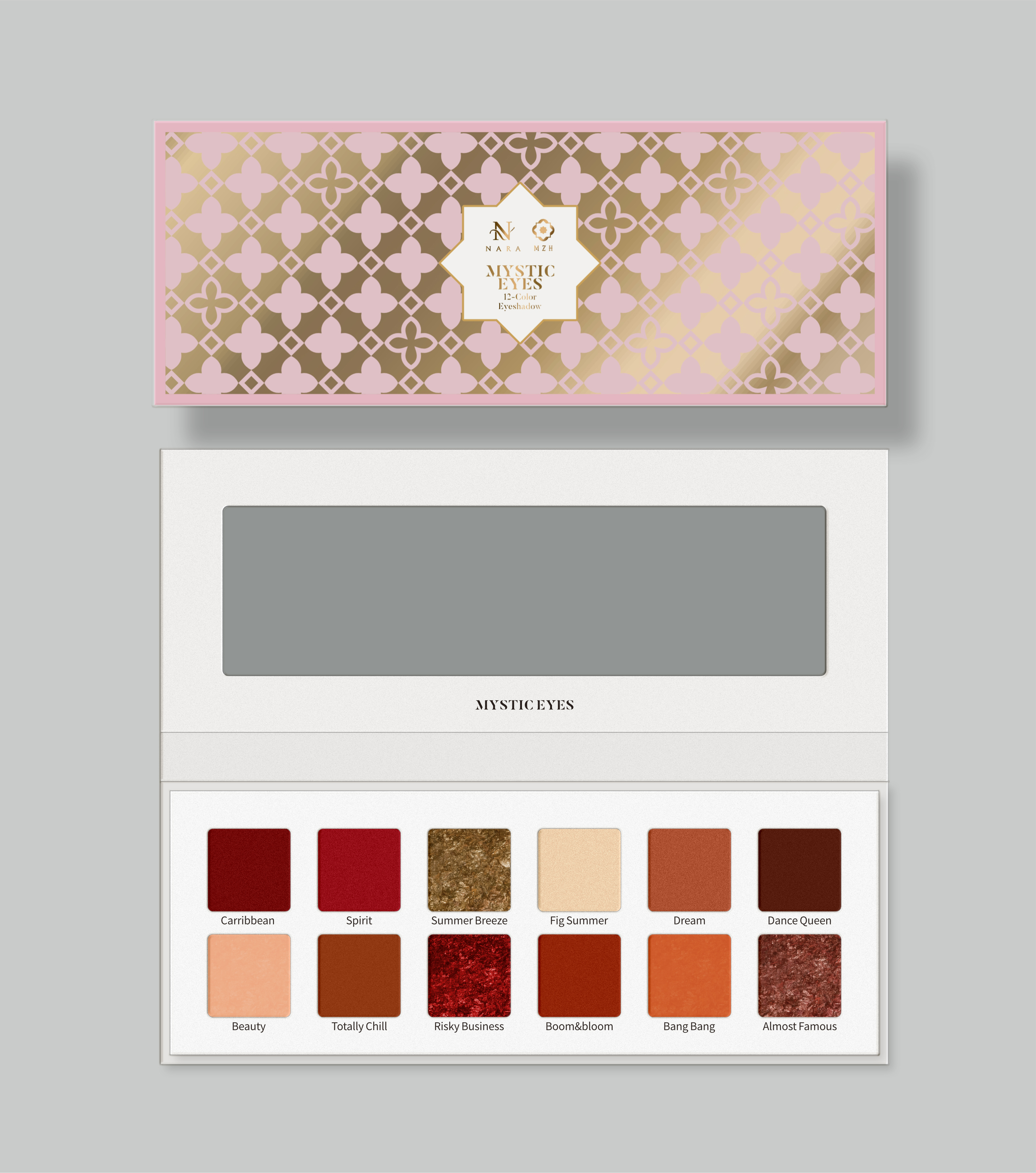 MZH & NARA 12- Color Eyeshadow