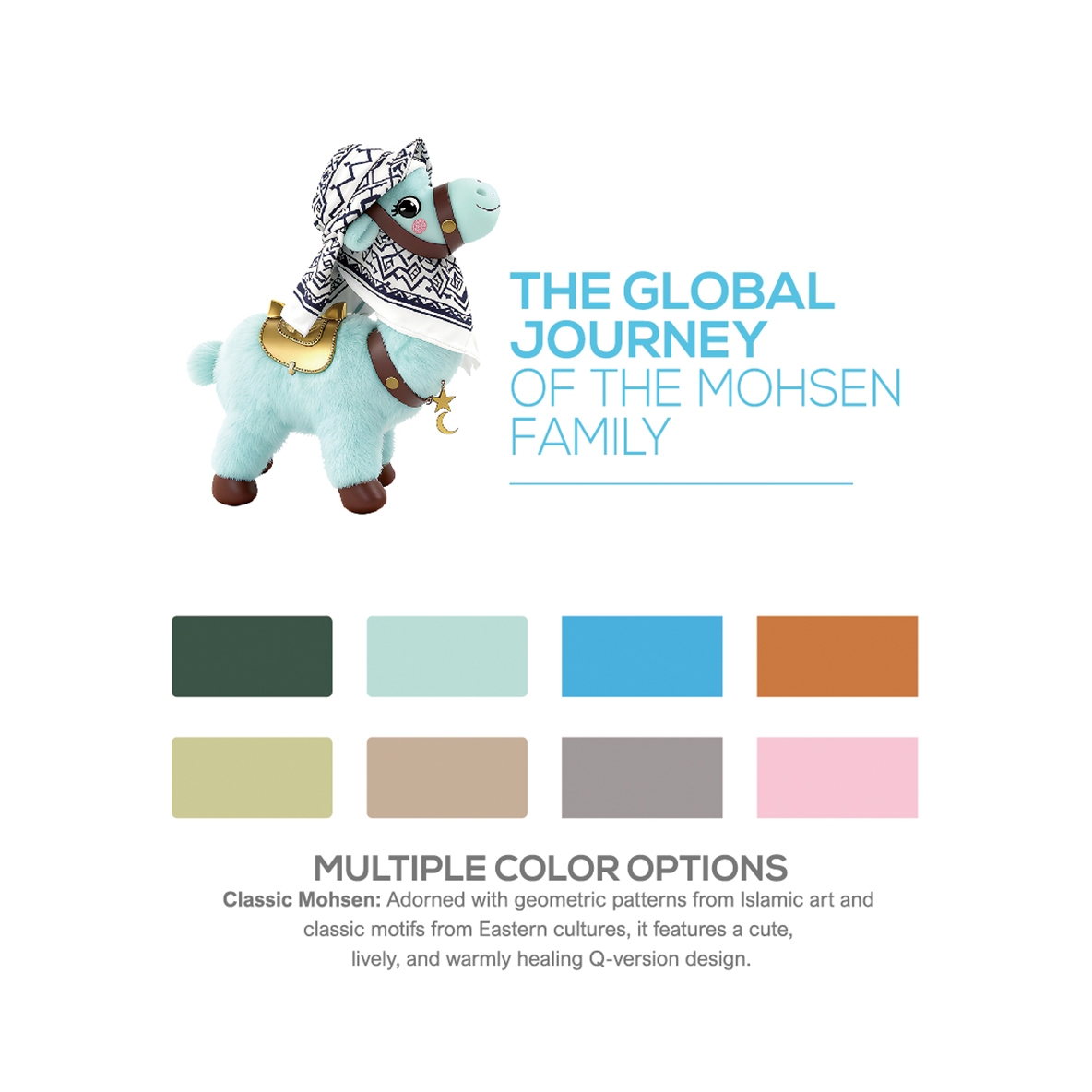 MZH Camel Figurine Gift Box-Desert Sea Faith Journey