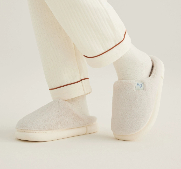 家居室內防臭毛絨拖鞋情侶棉拖防滑男