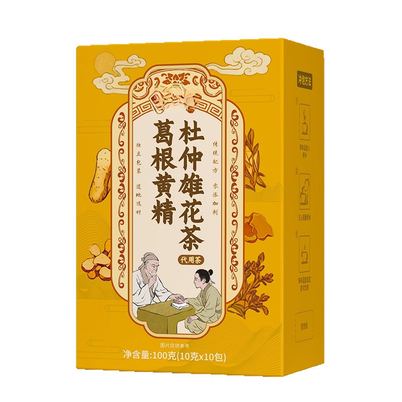葛根黃精杜仲雄花茶