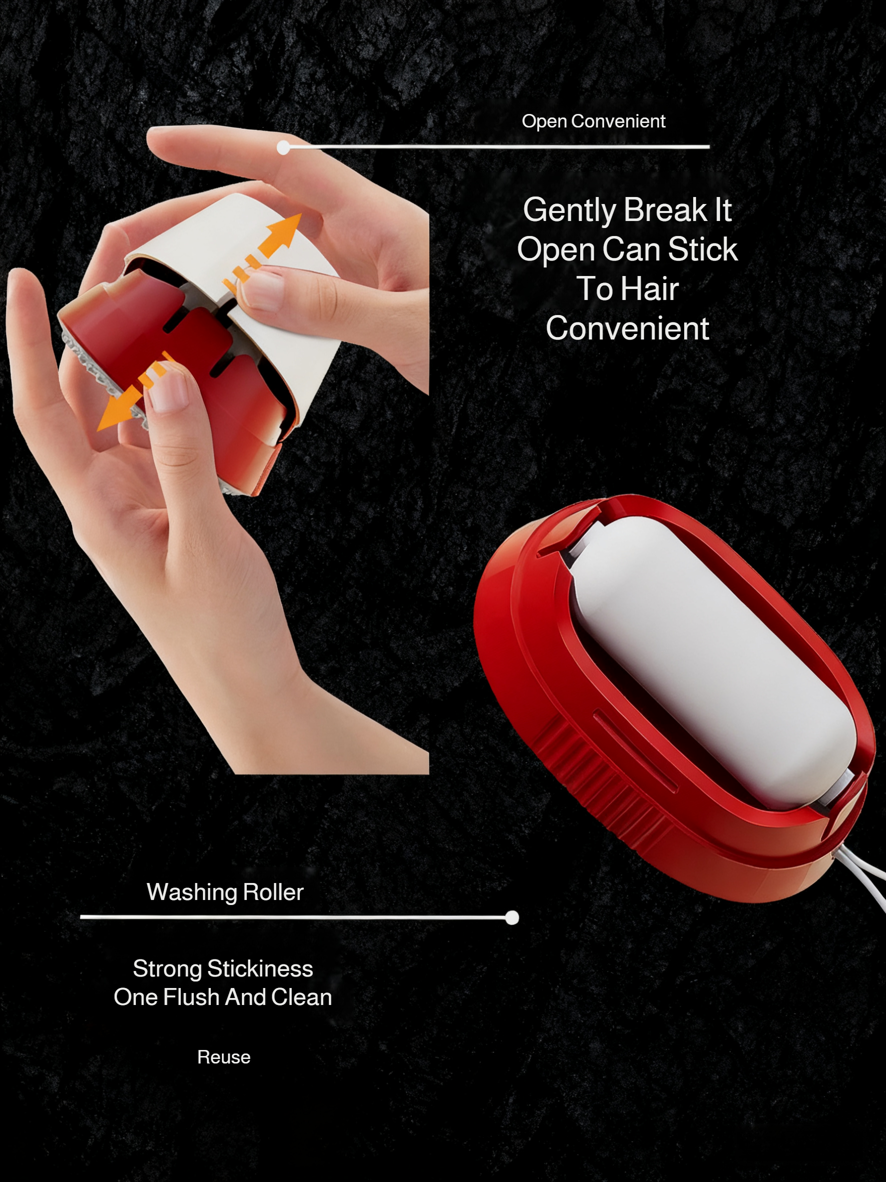 Washable lint remover tool for furniture cleaning