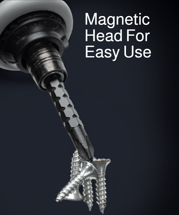 Multi-functional Ratchet Screwdriver Set with Extendable Handle full kit display