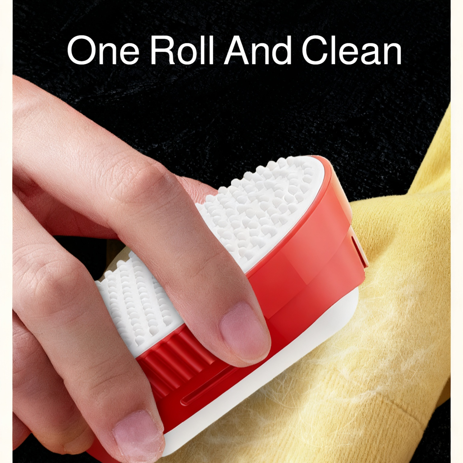 Dual-purpose Washable Lint Roller Brush