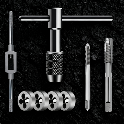  Hand Tap Wrench and Die Set Combination Tool Kit