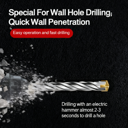 Four-Flute Phillips Screwdriver Bit with Round Handle