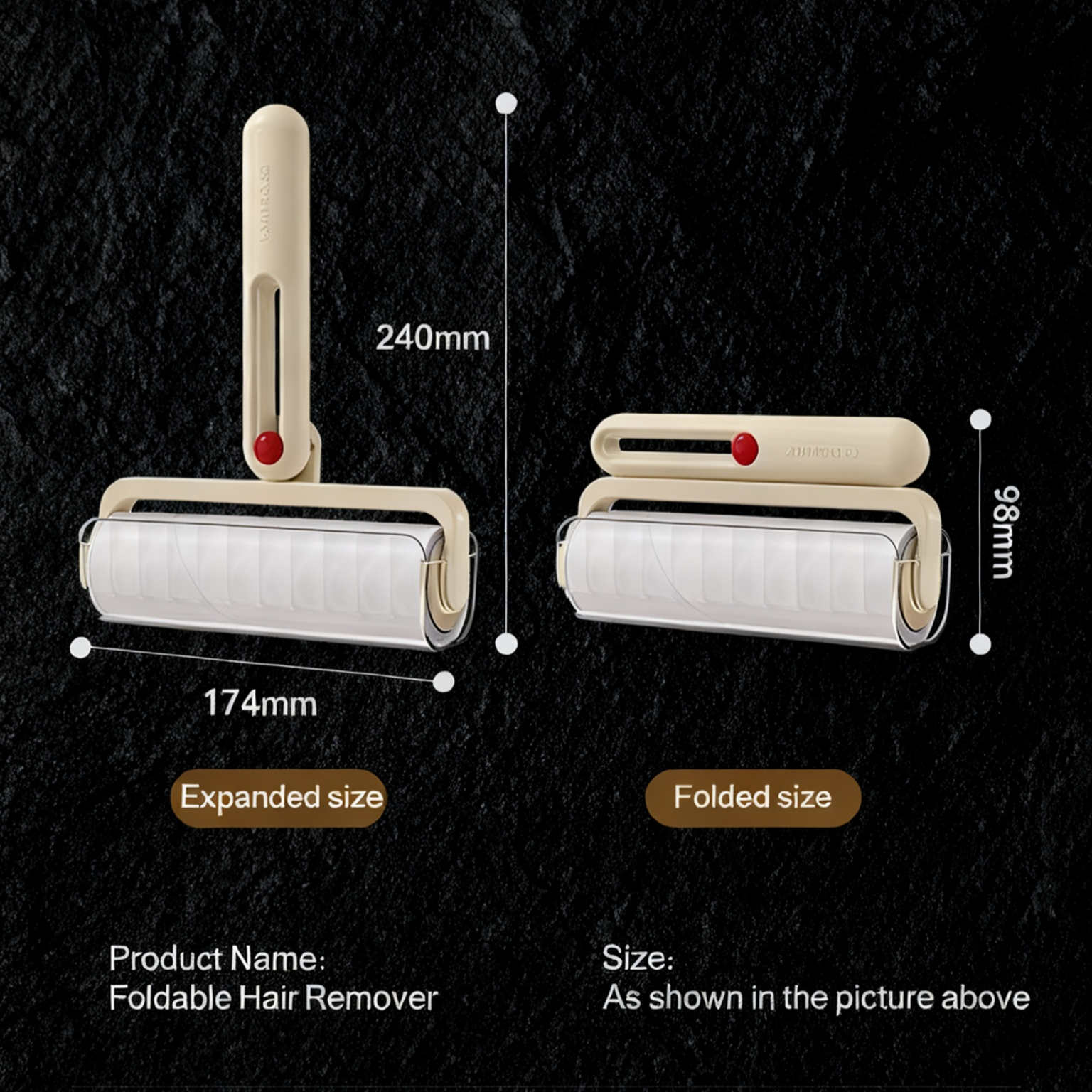 Portable Folding Lint Remover