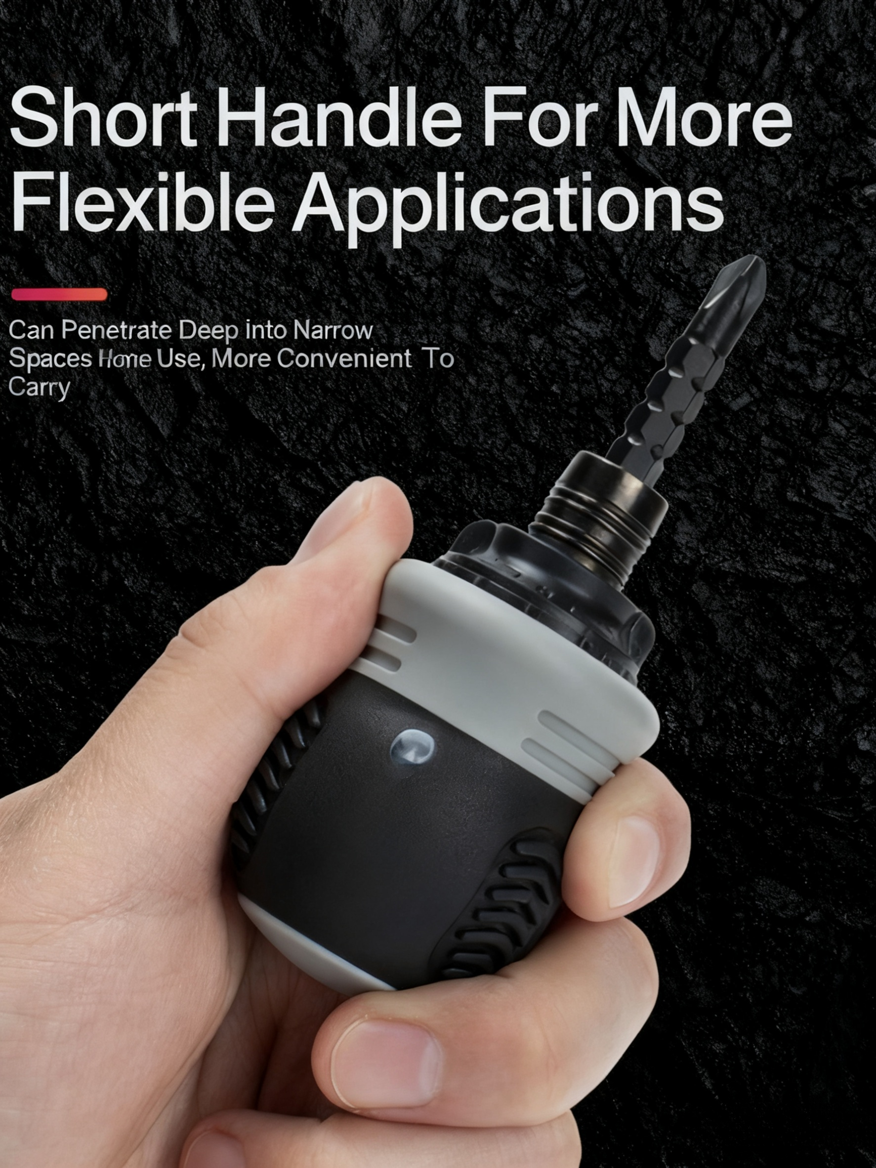 Multi-functional Ratchet Screwdriver Set with Extendable Handle