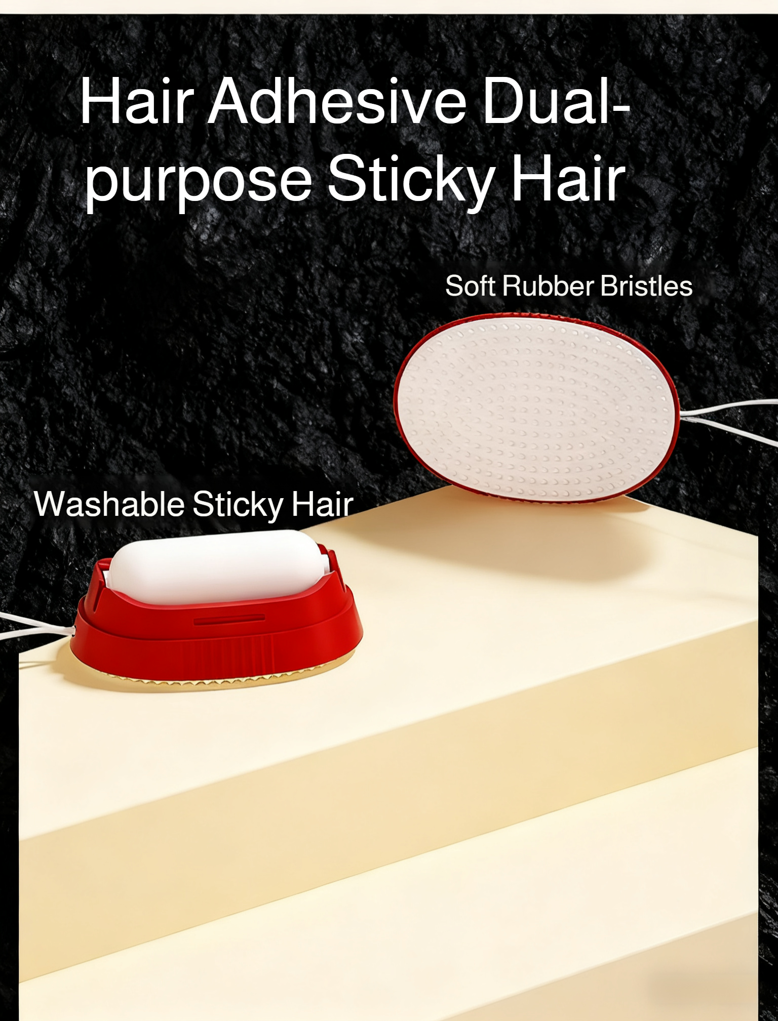 Portable washable lint roller for home and travel use