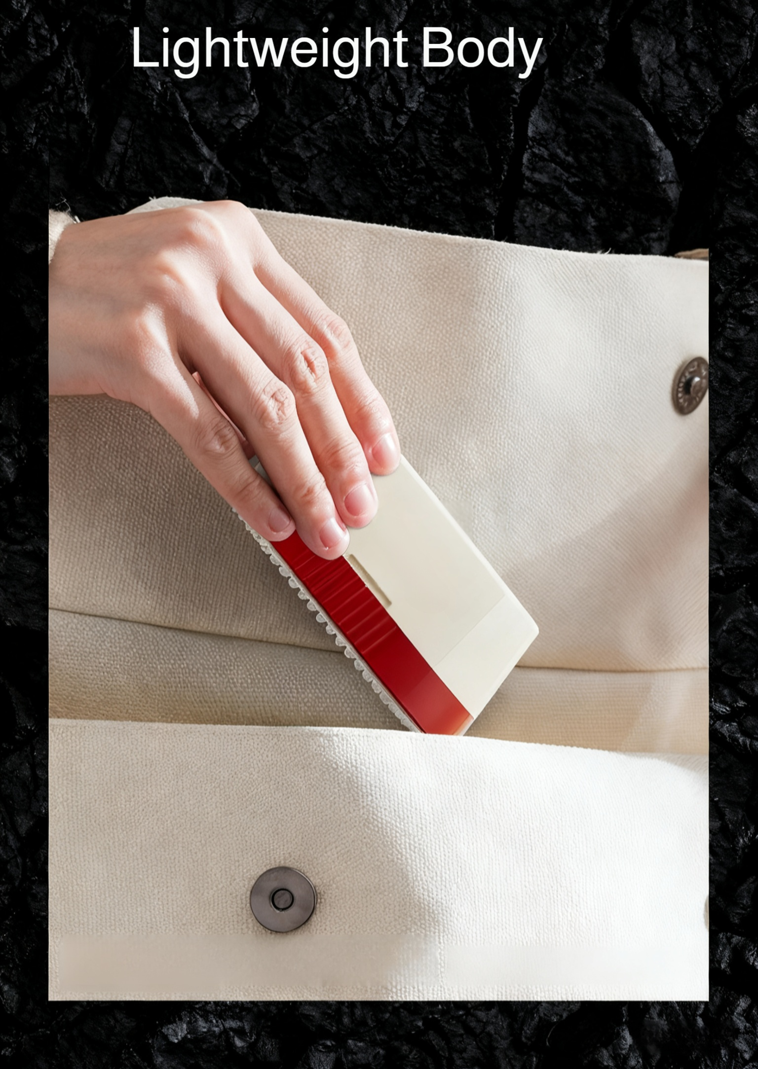 Durable lint roller brush cleaning lint from clothing