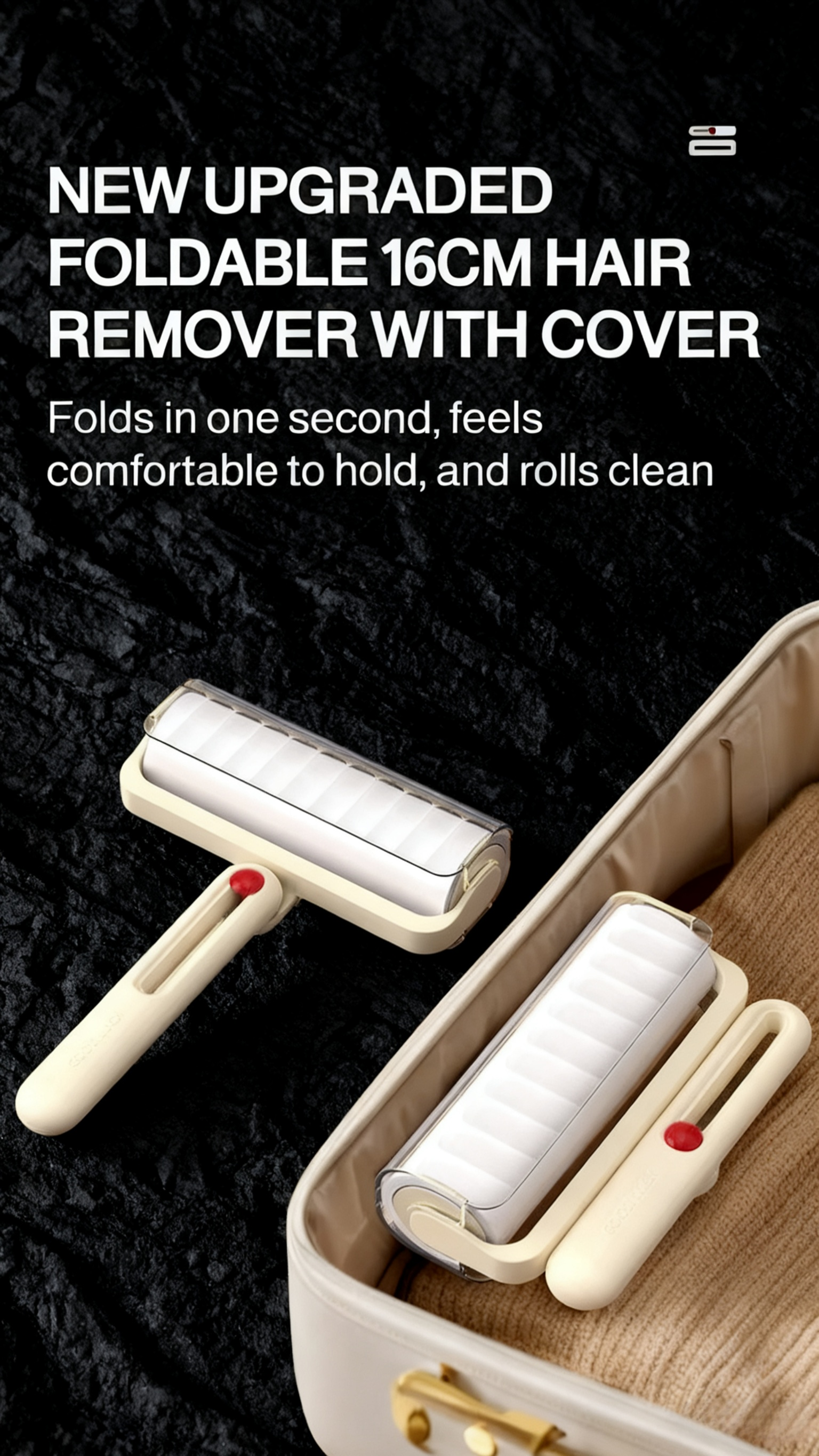 Portable Folding Lint Remover for Clothes