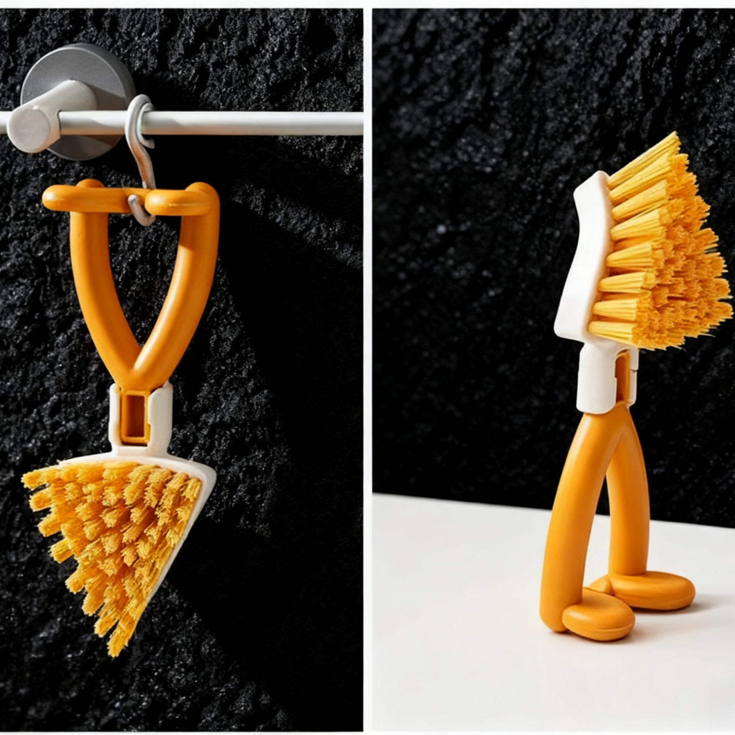 Foldable All-Angle Triangle Cleaning Brush