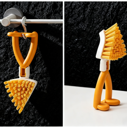 Foldable All-Angle Triangle Cleaning Brush