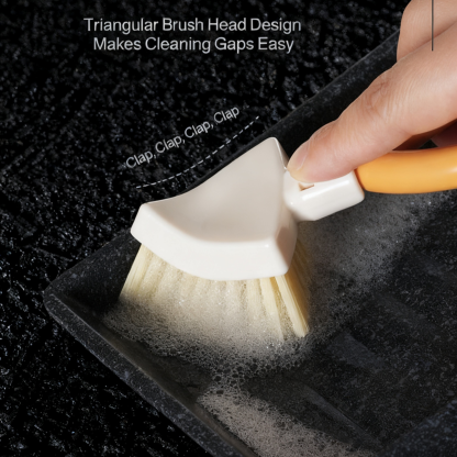 Foldable All-Angle Triangle Cleaning Brush
