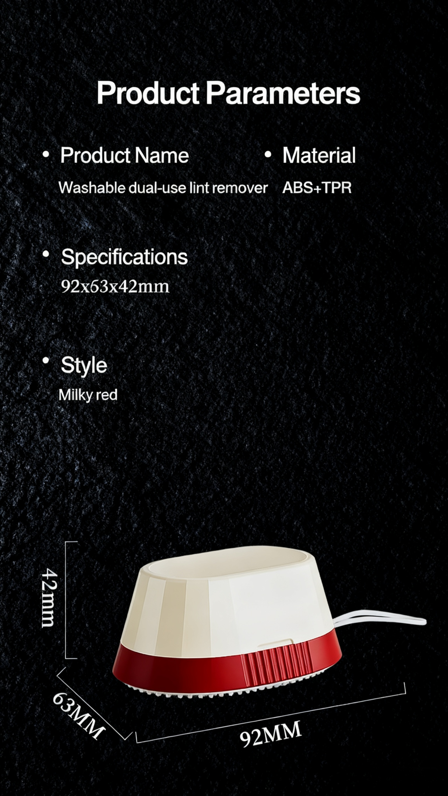 Dual-use lint roller brush for garments and sofas