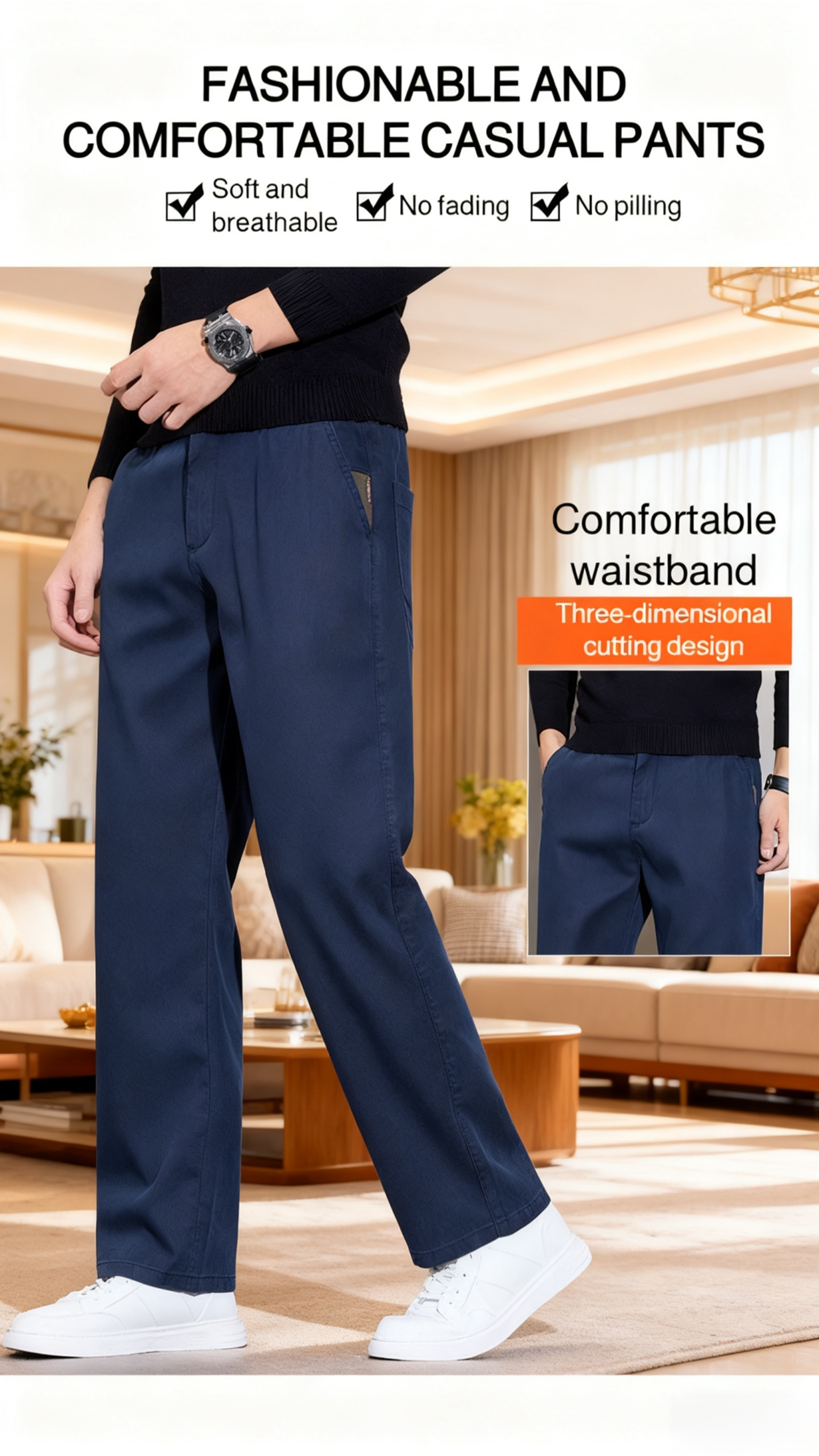 Trendy men's pants for everyday wear